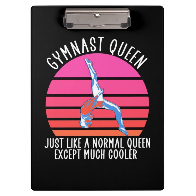 Carpeta De Pinza Reina de gimnasia (Anverso)