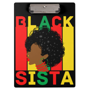 Carpeta De Pinza Reina negra Melanin Mujer Sista Amor