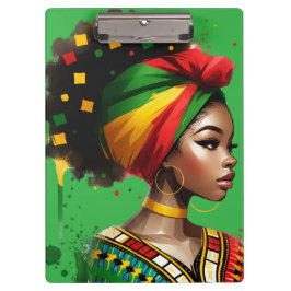 Carpeta De Pinza Reina negra melanina sista chicas mágicos de piel 