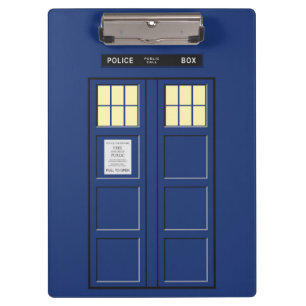 Carpeta De Pinza Reino Unido - Cabina Pública de la Policía Azul 1