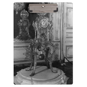 Carpeta De Pinza Reloj astronómico del Vintage Paris Palace Versail