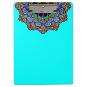 Carpeta De Pinza Reloj de mano pintado Mandala Cara 24