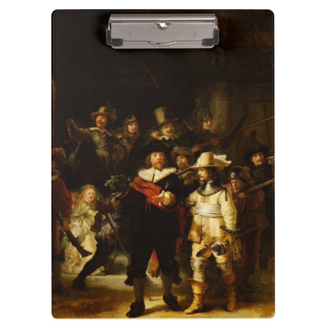 Carpeta De Pinza Rembrandt Nightwatch Night Watch Pintura barroca (Anverso)