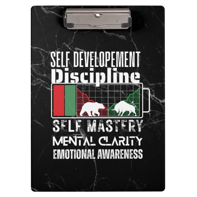 Carpeta De Pinza Reminder and motivation | Forex mindset | Marble (Anverso)