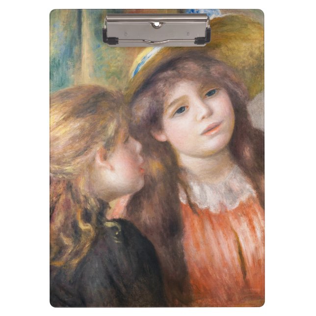 Carpeta De Pinza Renoir - Retrato de dos niñas pequeñas (Anverso)