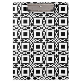 Carpeta De Pinza Repeating GEOMETRIC PATTERN in black and white