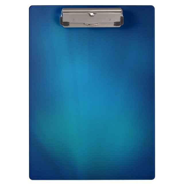 Carpeta De Pinza Resplandor Azul Profundo Subacuático (Anverso)