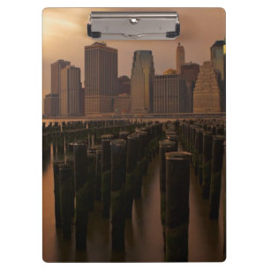 Carpeta De Pinza Resplandor de la puesta del sol durante los cielos