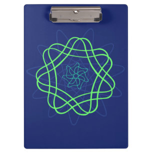 Carpeta De Pinza Resplandor de uranio