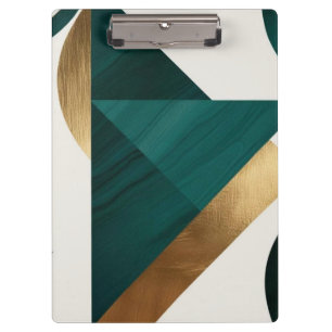 Carpeta De Pinza Resumen Arte geométrico moderno poster minimalista