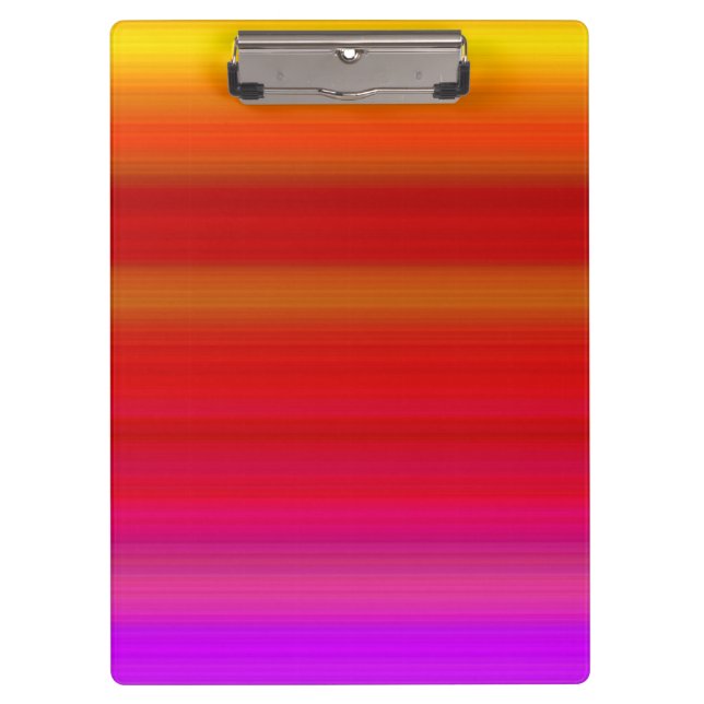 Carpeta De Pinza Resumen de bandas multicolores (Anverso)