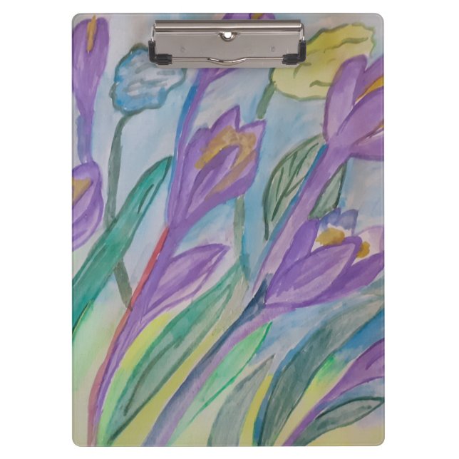 Carpeta De Pinza Resumen de Crocus Spring (Anverso)
