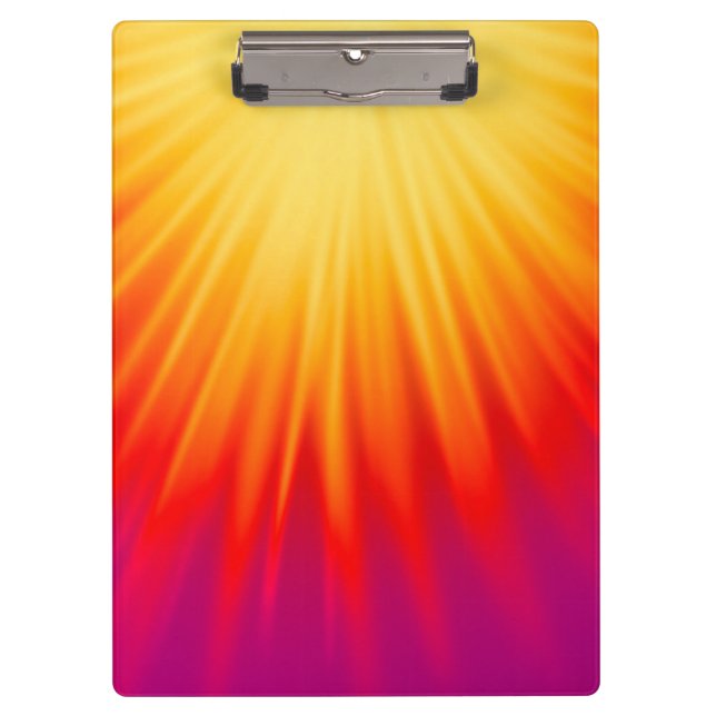 Carpeta De Pinza Resumen de estilo amarillo y rojo (Anverso)