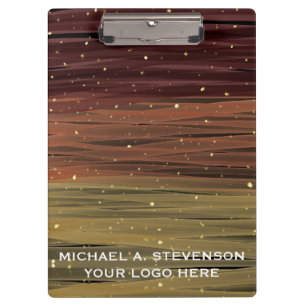 Carpeta De Pinza Resumen de pinturas acrílicas personalizadas