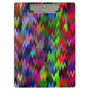 Carpeta De Pinza Resumen del patrón de onda mosaico #13