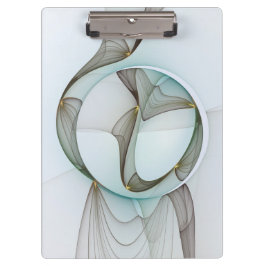 Carpeta De Pinza Resumen Elegancia dorada turquesa moderna