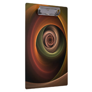 Carpeta De Pinza Resumen espiral 3D Colores cálidos Arte fractal mo