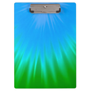 Carpeta De Pinza Resumen verde y azul