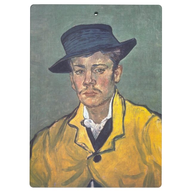 Carpeta De Pinza Retrato de Armand Roulin por Vincent Van Gogh (Reverso)