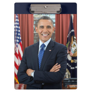 Carpeta De Pinza Retrato de la Oficina Oval, Obama Barack President