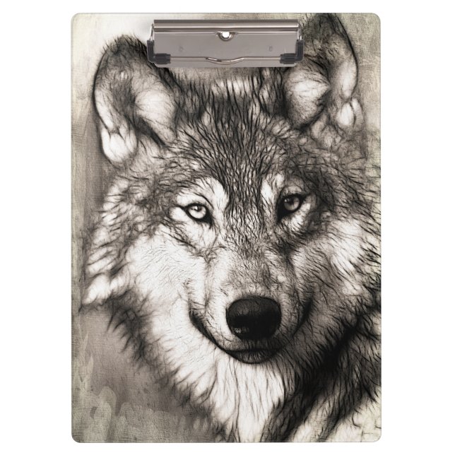 Carpeta De Pinza Retrato de Wolf (Anverso)