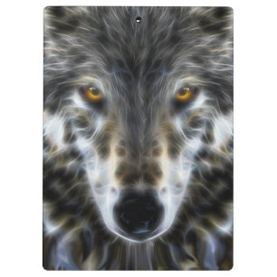 Carpeta De Pinza Retrato gráfico Inspirador de Wolf