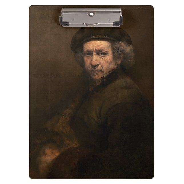 Carpeta De Pinza Retrato propio de Rembrandt: pintor holandés de la (Anverso)
