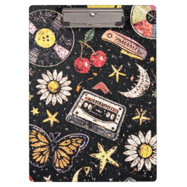 Carpeta De Pinza Retro Grunge Sunshine Bliss