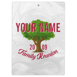 Carpeta De Pinza Reunión de familia personalizada árbol animado