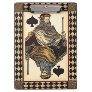Carpeta De Pinza Rey del naipe de las espadas por el estudio de