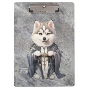 Carpeta De Pinza Rey sacerdote Perro Husky Siberiano