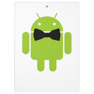 Carpeta De Pinza Robot Android Verde Aneumático Formal