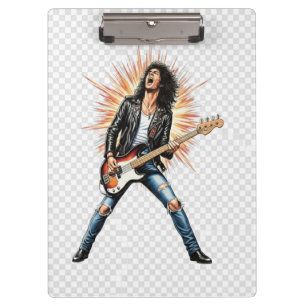 Carpeta De Pinza Rock star clipboard