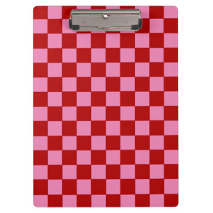 Carpeta De Pinza Rojo y rosado caliente bajo control