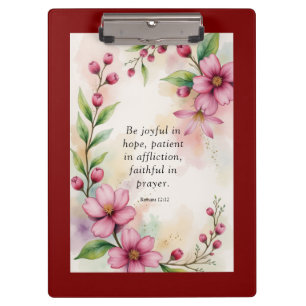Carpeta De Pinza Romanos 12:12