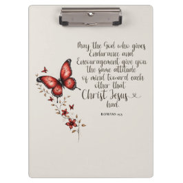 Carpeta De Pinza Romanos 15:5 Biblia Verse Image