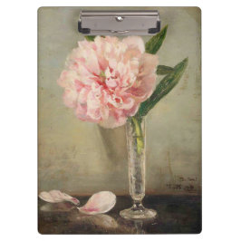 Carpeta De Pinza Romantic soft pink peony in vase