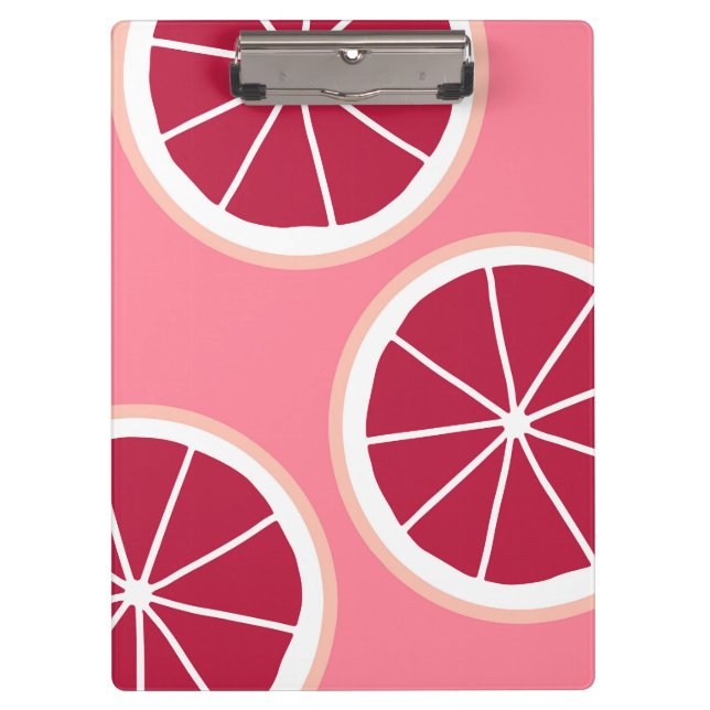Carpeta De Pinza Ropa rosa de pomelo (Anverso)