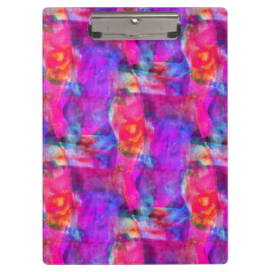 Carpeta De Pinza Rosa del arte, azul, fondo rojo de la textura