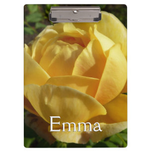 Carpeta De Pinza Rosa inglés amarillo