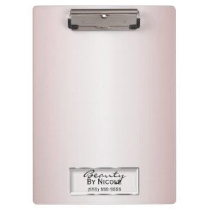 Carpeta De Pinza Rosa rosa brillante Glam Marble moderno personaliz