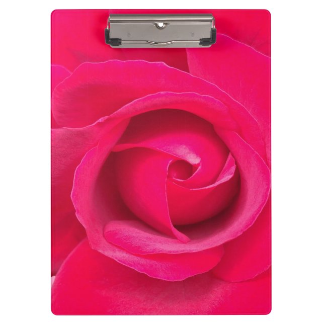 Carpeta De Pinza Rosa Rosa Roja Romántica (Anverso)