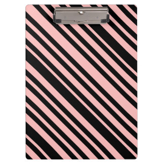 Carpeta De Pinza Rosa y Negro