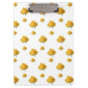 Carpeta De Pinza Rosas Amarillas