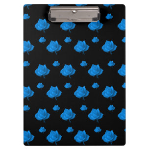 Carpeta De Pinza Rosas azules