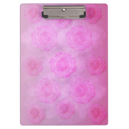 Carpeta De Pinza Rosas de acuarela PINK