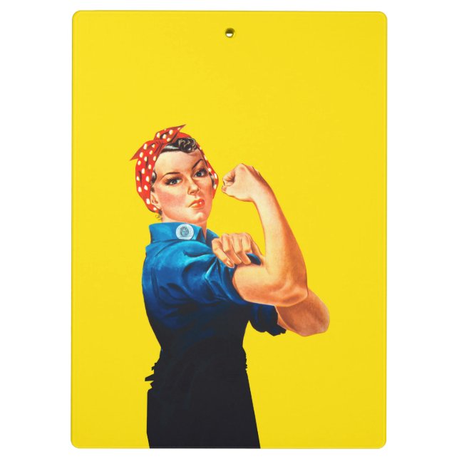 Carpeta De Pinza Rosie poderoso el estilo retro del remachador (Reverso)