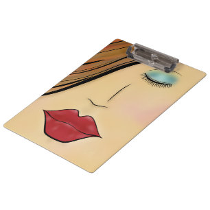Carpeta De Pinza Rostro Femenino