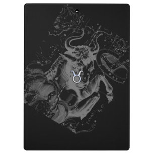 Carpeta De Pinza Rótulo cromado como Taurus en Hevelius