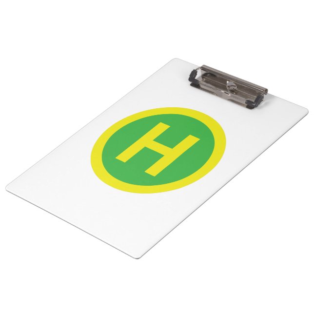 Carpeta De Pinza Rótulo Helipad (Angular)
